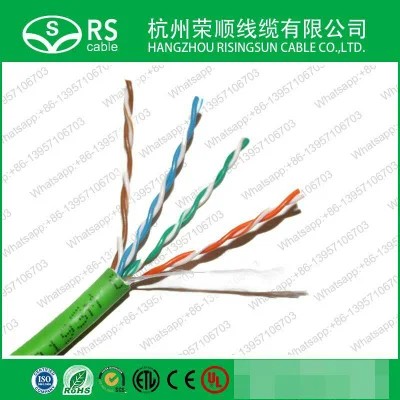 Câble réseau LAN en PVC LSZH, 24awg, Cat5e, CAT6, Cat7, UTP/FTP/SFTP, haute qualité