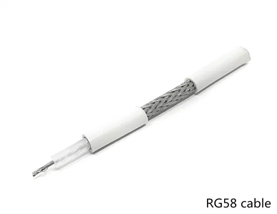 Câble coaxial de la télévision en circuit fermé 0.18mm 0.81mm du câble 75ohm RG série RG6/câble coaxial Rg58