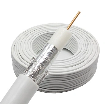 Câble coaxial Rg174/Rg56/Rg58/Rg59/RG6 Od 6.8mm 1.0mm CCS tressage 32